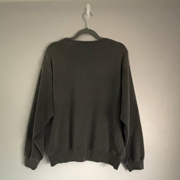 Anine Bing Vintage Bing Eagle Moto Sweatshirt Crewneck Sz. L - Picture 5 of 7